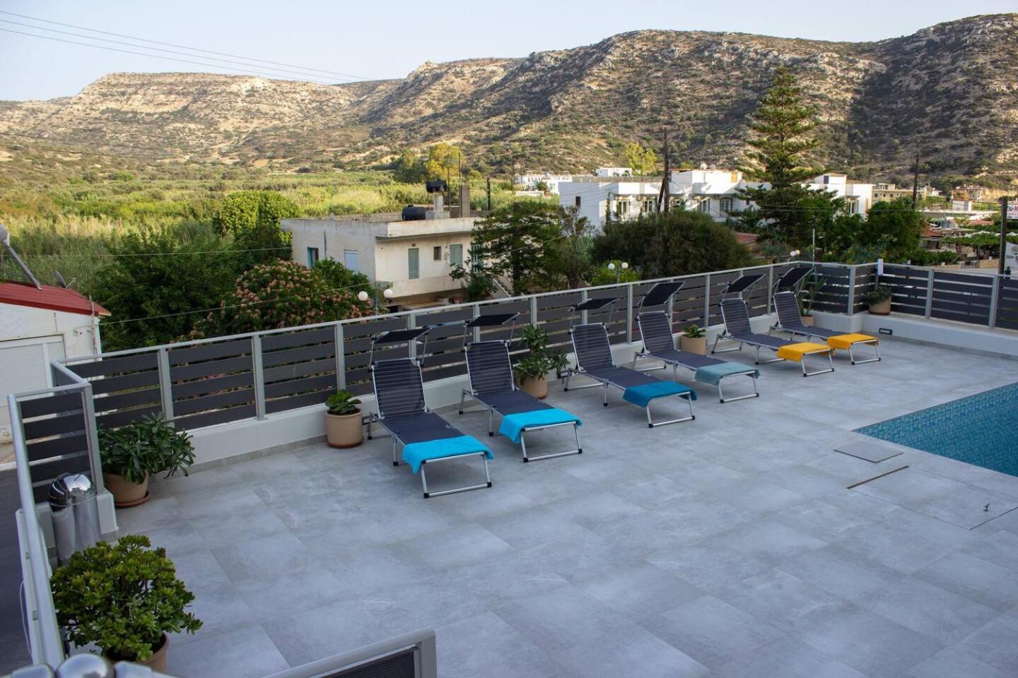 Maistro Suites With Pool, Matala Eksteriør billede